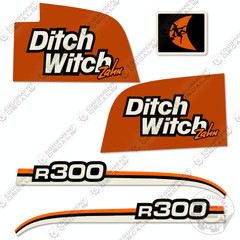 Fits Ditch Witch R300 Decal Kit Tool Carrier