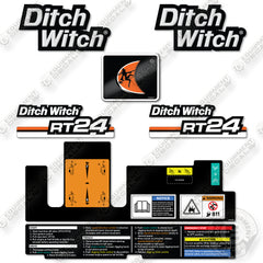 Fits Ditch Witch RT-24 Decal Kit Trencher- Old Style !