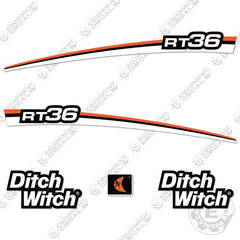 Fits Ditch Witch RT36 Decal Kit Trencher