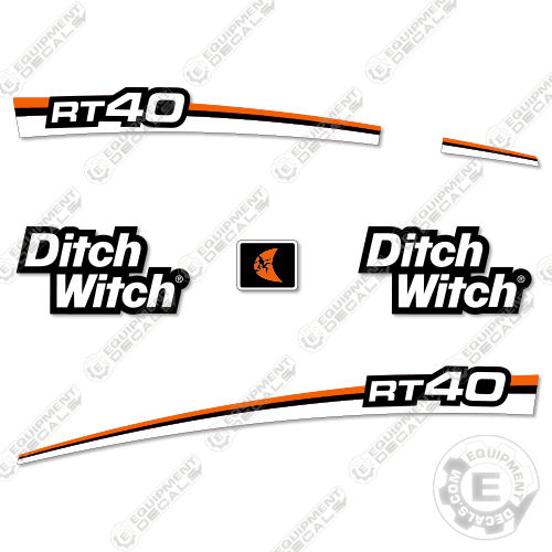 Fits Ditch Witch RT-40 Decal Kit Trencher