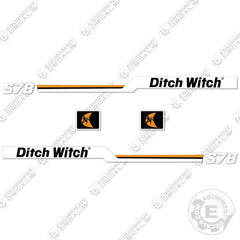 Fits Ditch Witch S7B Trailer Decal Kit