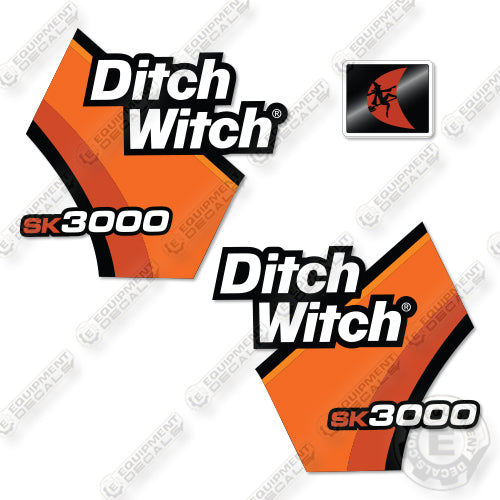Ditch Witch SK3000 Decal Kit Skid Steer Loader- Aftermarket Kit