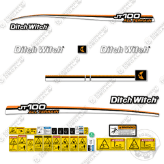 Fits Ditch Witch JT100 All Terrain Decal Kit Directional Drill