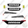 Image of Doosan DX420LC-5 Decal Kit Crawler Excavator - Aftermarket Kit