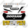 Image of Doosan DX50 Decal Kit Mini Excavator -  Aftermarket Kit