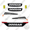 Image of Doosan DX530LC-5 Decal Kit Excavator - Aftermarket Kit