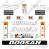Image of Fits Doosan G25P-7 Decal Kit Forklift