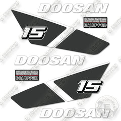 Doosan GC15S-9 Decal Kit Forklift- Aftermarket Kit - NOT GENUINE OEM