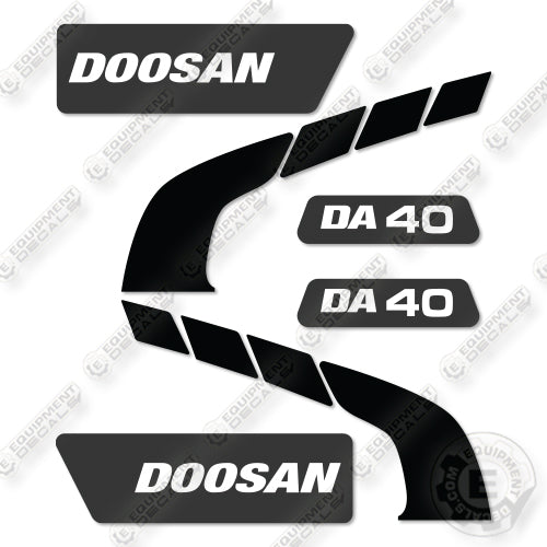 Doosan DA40 Decal Kit Articulated Dump Truck - Aftermarket Kit