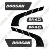 Image of Doosan DA40 Decal Kit Articulated Dump Truck - Aftermarket Kit