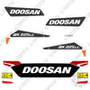 Image of Fits Doosan DX255LC-7M Decal Kit Excavator