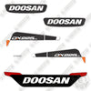 Image of Doosan DX225LL-5 Decal Kit Log Loader- Aftermarket Kit