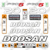 Image of Fits Doosan G20E-5 Decal Kit Forklift
