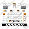 Image of Fits Doosan G20P-7 Decal Kit Forklift