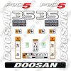 Image of Doosan G35S-7 Decal Kit Forklift - Aftermarket Kit