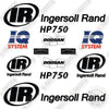 Image of Doosan Ingersoll Rand HP750 Decal Kit Rotary Screw Air Compressor- Aftermarket Kit