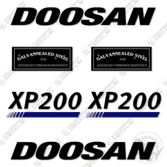 Fits Doosan XP200 Decal Kit Compressor