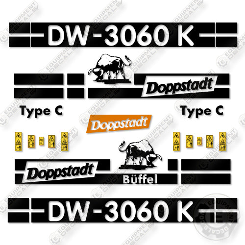 Fits Doppstadt  DW-3060K Decal Kit Shredder