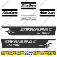 Fits Dynapac CA1500 Decal Kit Roller