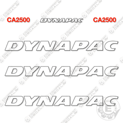 Fits Dynapac CA2500 Decal Kit Roller