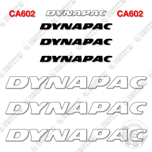 Fits Dynapac CA602 Decal Kit Roller