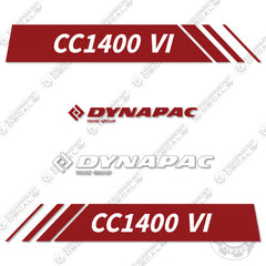 Fits Dynapac CC1400 VI Decal Kit Roller