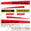 Image of Fits Elgin Broom Badger Decal Kit Street Sweeper - Style 1!