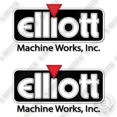 Elliott Logo Decal Kit Utility Truck - 9 Inch - Aftermarket Kit