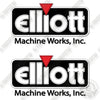 Image of Elliott Logo Decal Kit Utility Truck - 9 Inch - Aftermarket Kit