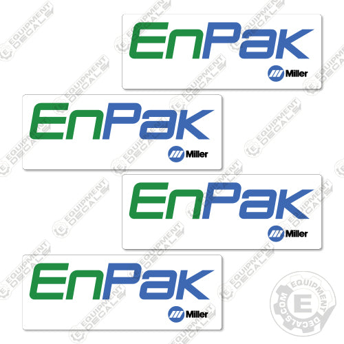 Miller Enpak Logos Decal Kit - 16 Inches- Aftermarket Kit