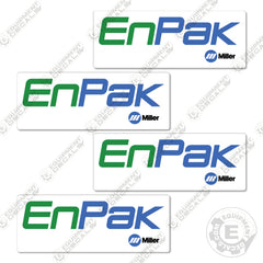 Miller Enpak Logos Decal Kit - 16 Inches- Aftermarket Kit