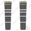 Image of Fits Epiroc HB4100 Hydraulic Hammer Decal Kit