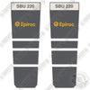 Image of Epiroc SBU220 Decal Kit Breaker -Aftermarket Kit