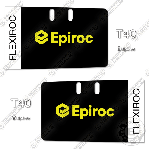 Fits Epiroc T40 Flexiroc Decal Kit Mining Drill Rig