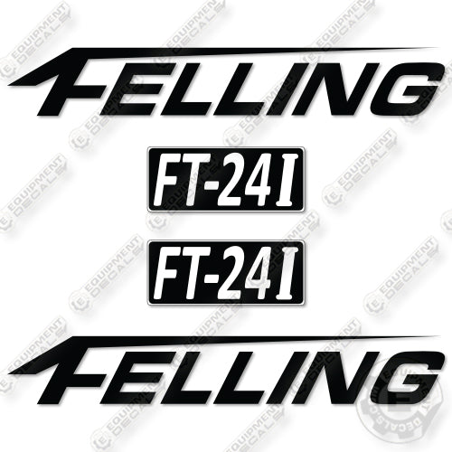 Felling FT-24I Trailer Decal Kit Trailer - Aftermarket Kit