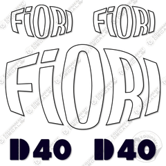 Fits Fiori D40 Decal Kit Site Dumper