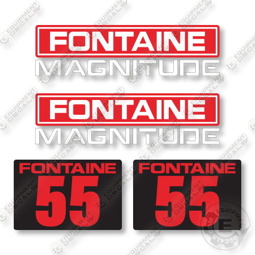 Fontaine Magnitude 55 Decal Kit Trailer - Aftermarket Kit
