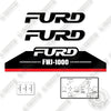 Image of Furd FWJ1000 Decal Kit Excavator - Aftermarket Kit