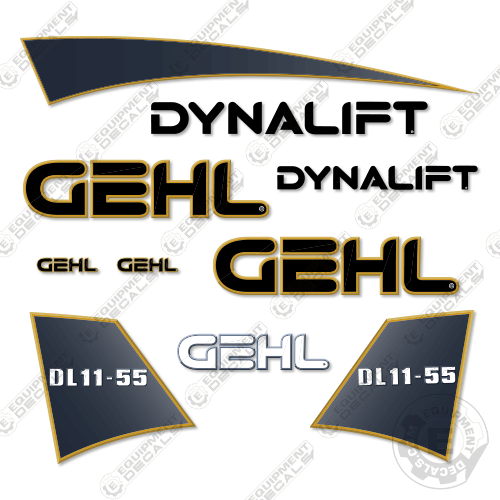Fits GEHL DL11-55 Decal Kit Telescopic Forklift