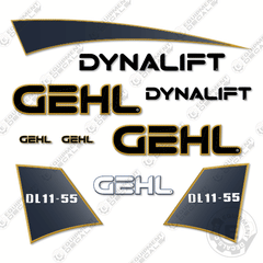 Fits GEHL DL11-55 Decal Kit Telescopic Forklift