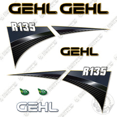 Fits GEHL R135 Decal Kit Skid Steer