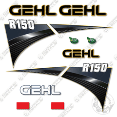 Fits GEHL R150 Decal Kit Skid Steer