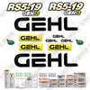 Image of Fits GEHL RS5-19 GEN:3 Decal Kit Forklift