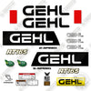 Image of Fits GEHL RT165 Decal Kit Track Loader