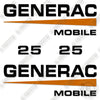 Image of Fits Generac 25 Decal Kit Mobile Diesel Generator