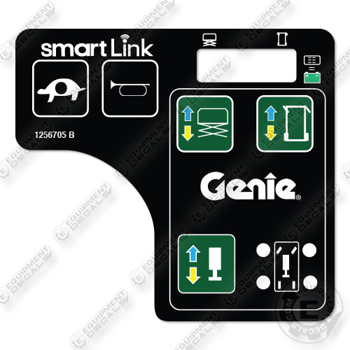 Genie Platform Control 1256705B Decal Kit Scissor Lift - Aftermarket Kit
