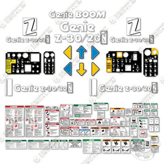 Genie Z30/20 N Decal Kit Boom Lift - (SN: 01932-to-6289) - Aftermarket Kit