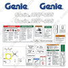 Image of Fits Genie AWP-25S Decal Kit Aerial Lift