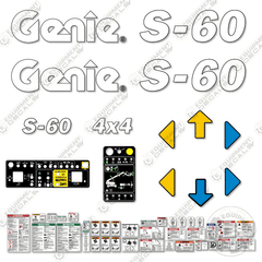 Fits Genie S-60 Decal Kit Boom Lift (2015)
