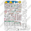 Image of Genie z80 60 Z80H-6400 And Up Decal Kit Articulated Boom Lift - Aftermarket Kit